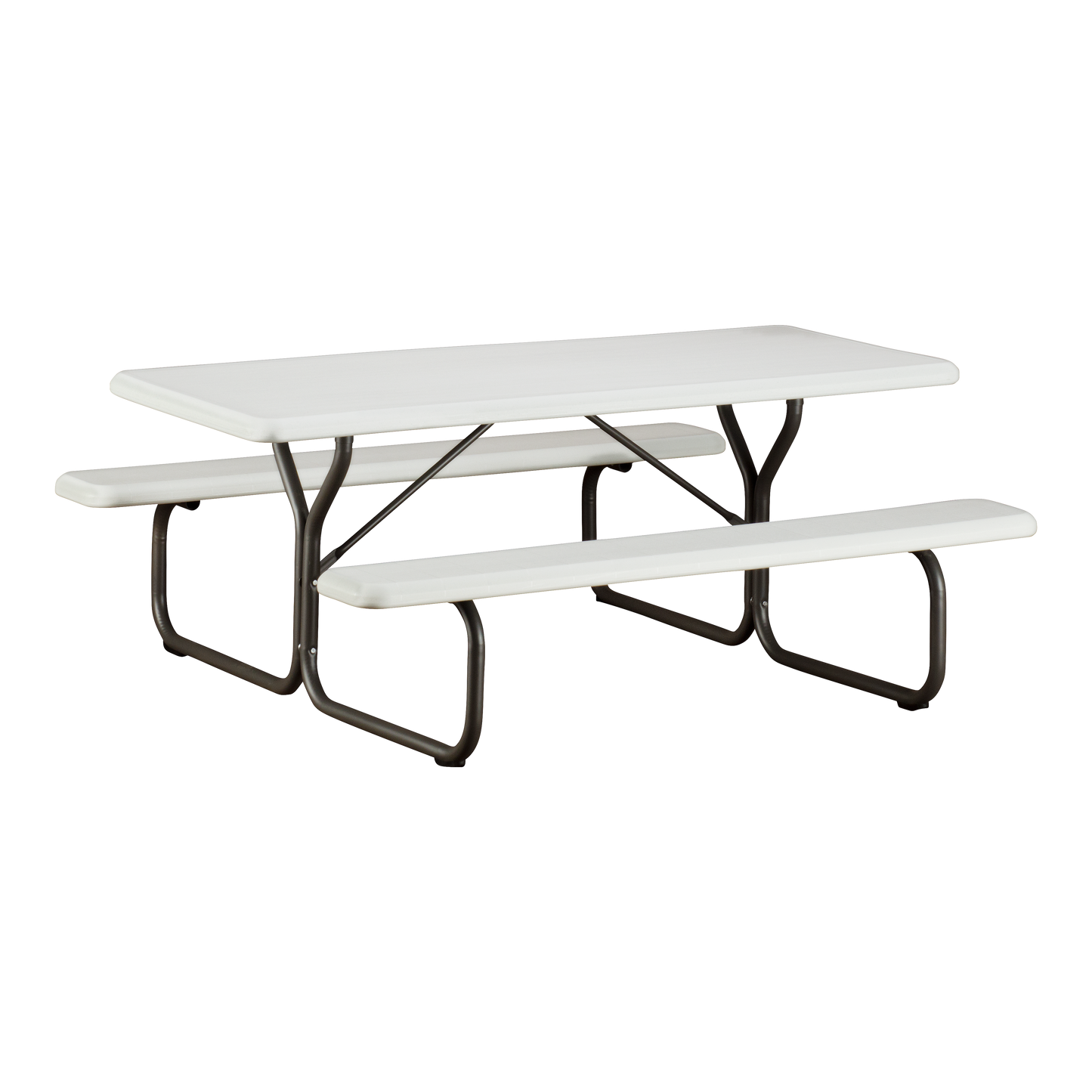 SKILCRAFT® 7195-01-618-3863: Platinum Six-Foot Picnic Table 600 LB