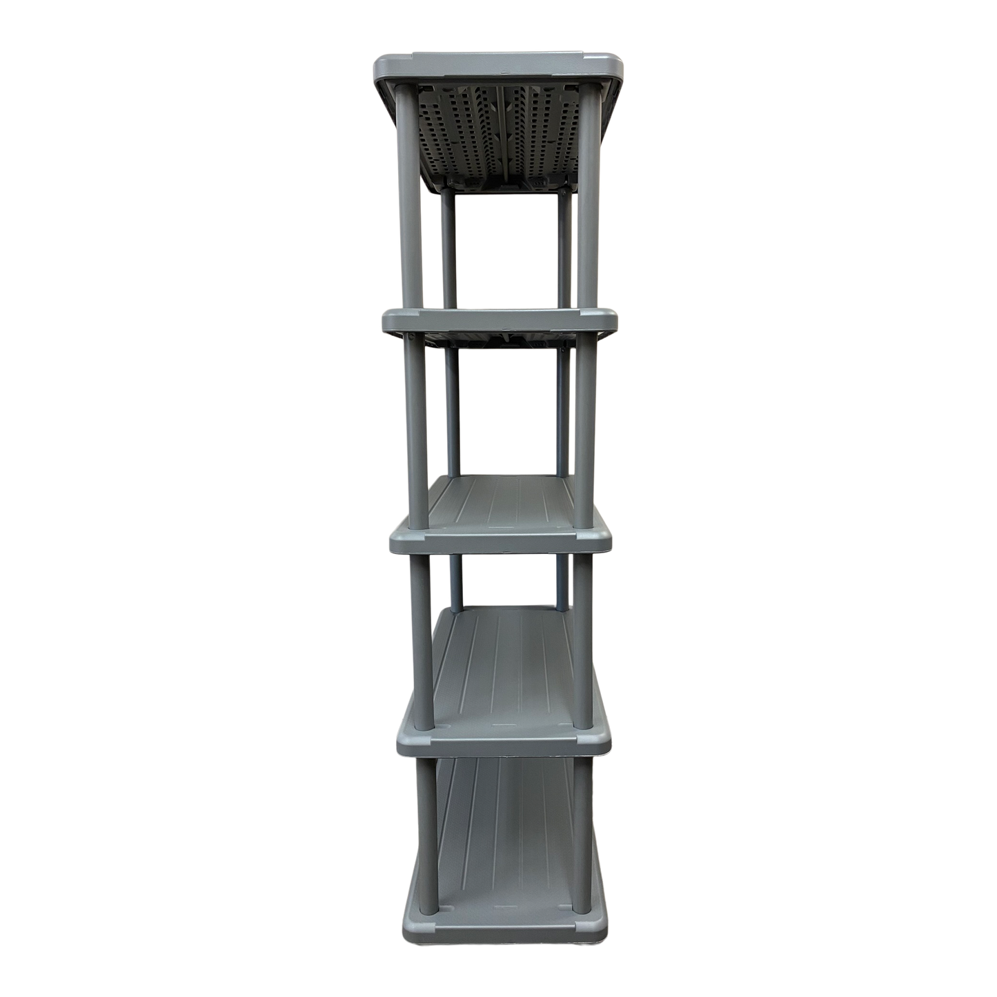SKILCRAFT® 7125-01-667-2787: Charcoal Five-Shelf Open Storage Unit
