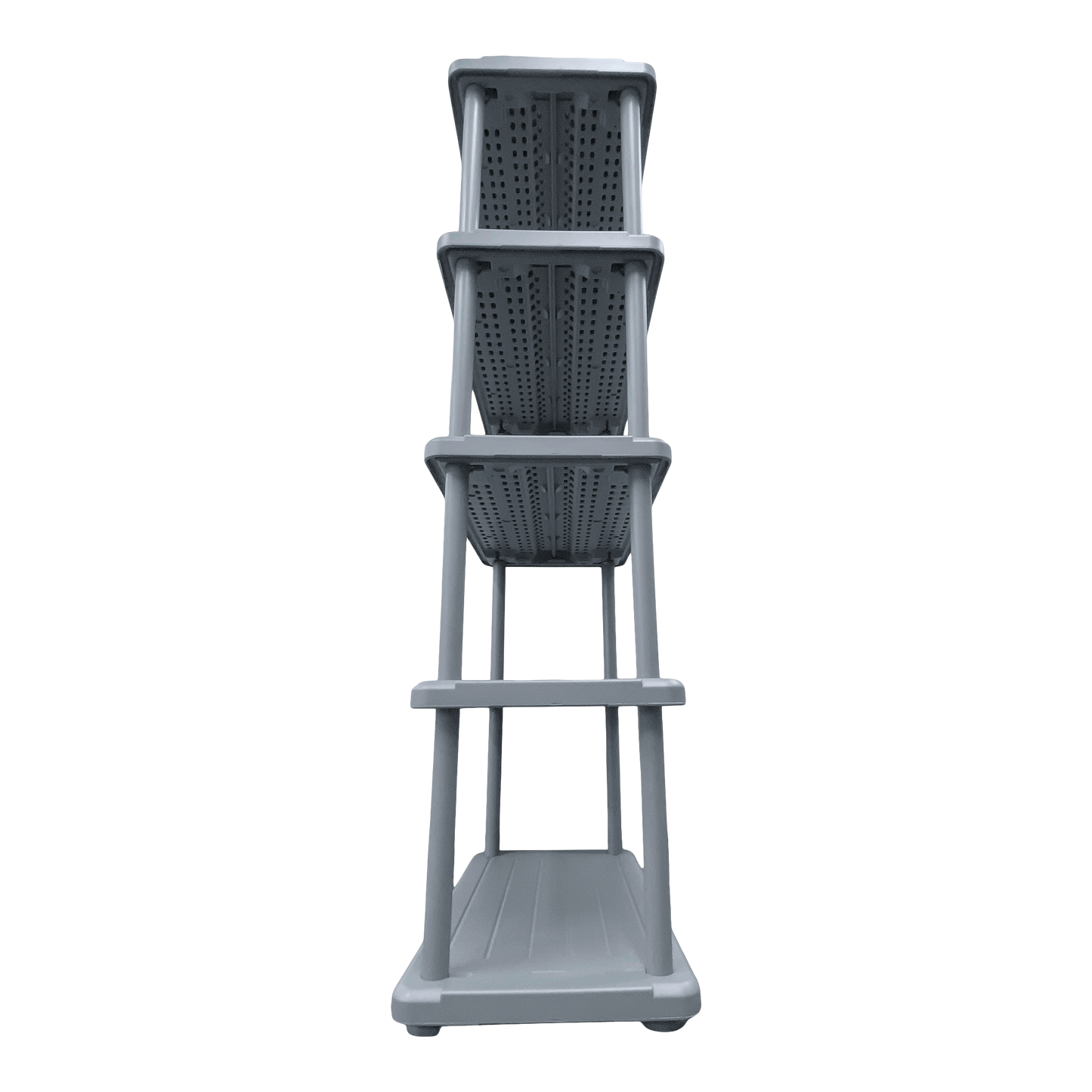 SKILCRAFT® 7125-01-667-2787: Charcoal Five-Shelf Open Storage Unit