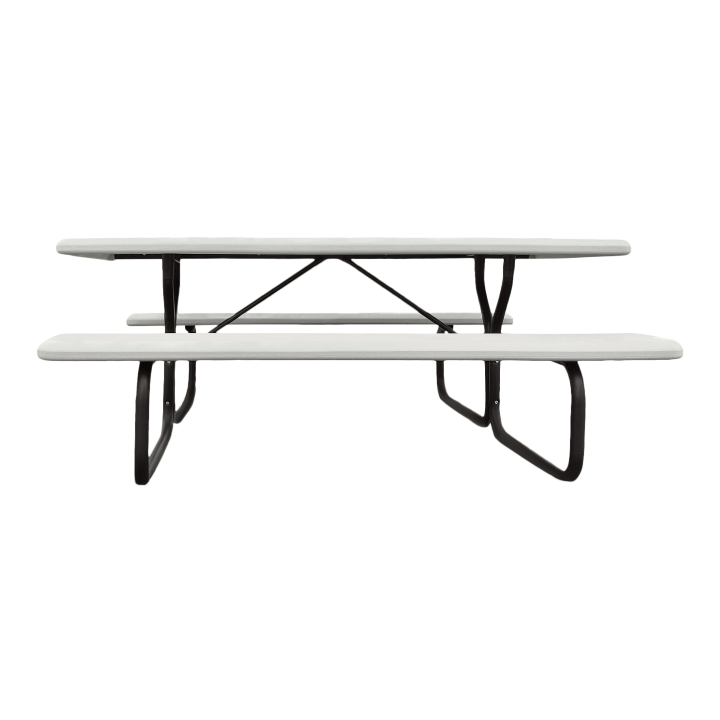 SKILCRAFT® 7195-01-618-3863: Platinum Six-Foot Picnic Table 600 LB