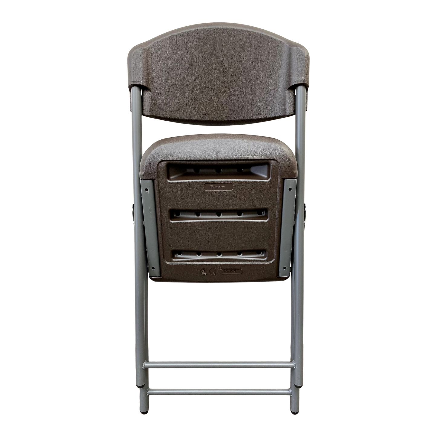 SKILCRAFT® 7105-01-663-7984: Espresso Four-Pack Folding Chairs 350 LB
