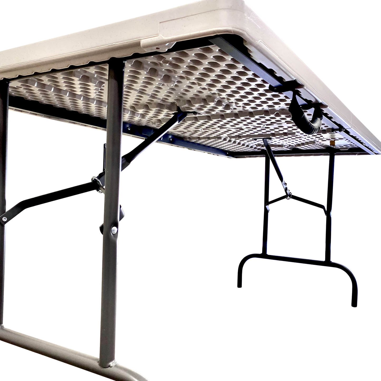 SKILCRAFT® 7195-01-618-3862: Platinum Five-Foot Bi-Fold Folding Table 250 LB