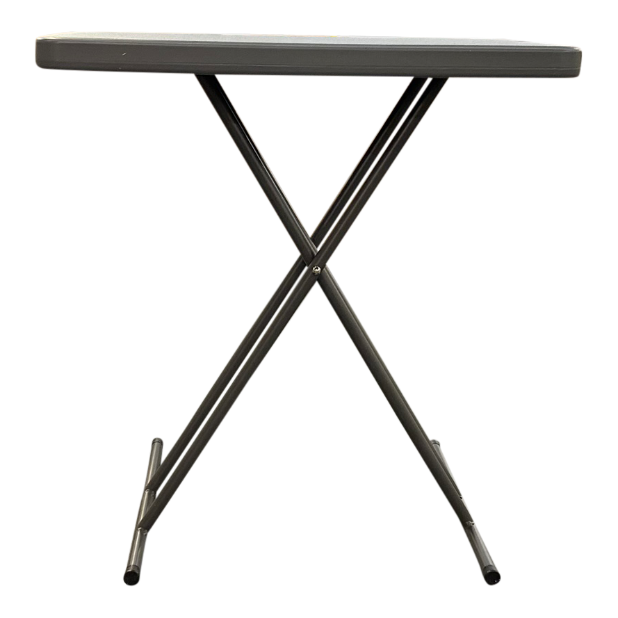 SKILCRAFT® 7110-01-702-6957: Charcoal Compact Personal Folding Table 25 LB