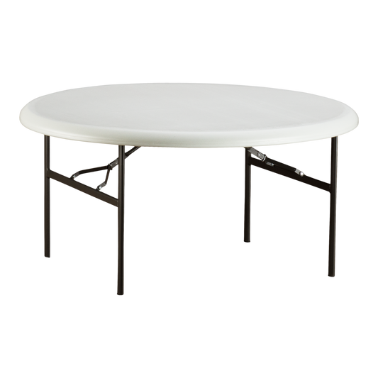SKILCRAFT® 7195-01-618-3861: Platinum Five-Foot Round Folding Table 600 LB