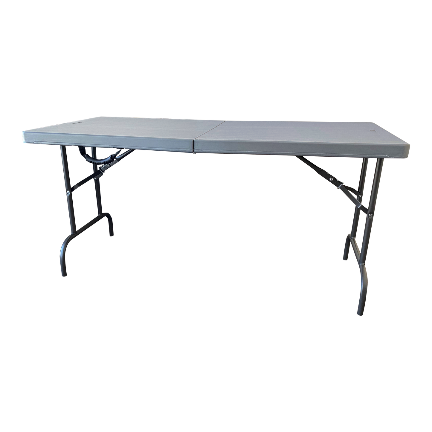 SKILCRAFT® 7110-01-702-5675: Charcoal Five-Foot Bi-Fold Folding Table 250 LB
