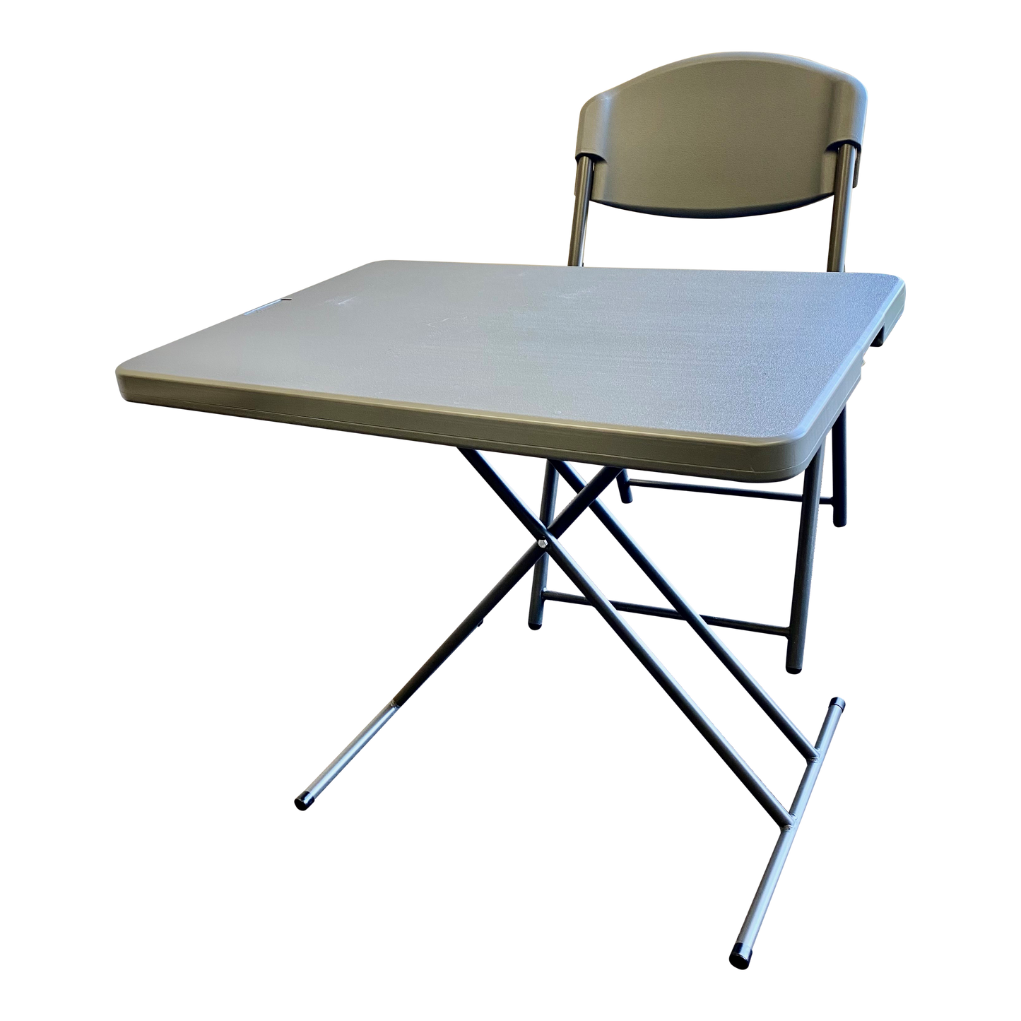 SKILCRAFT® 7110-01-702-6954: Charcoal 30" Personal Folding Table 25 LB