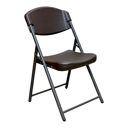 SKILCRAFT® 7105-01-663-7984: Espresso Four-Pack Folding Chairs 350 LB