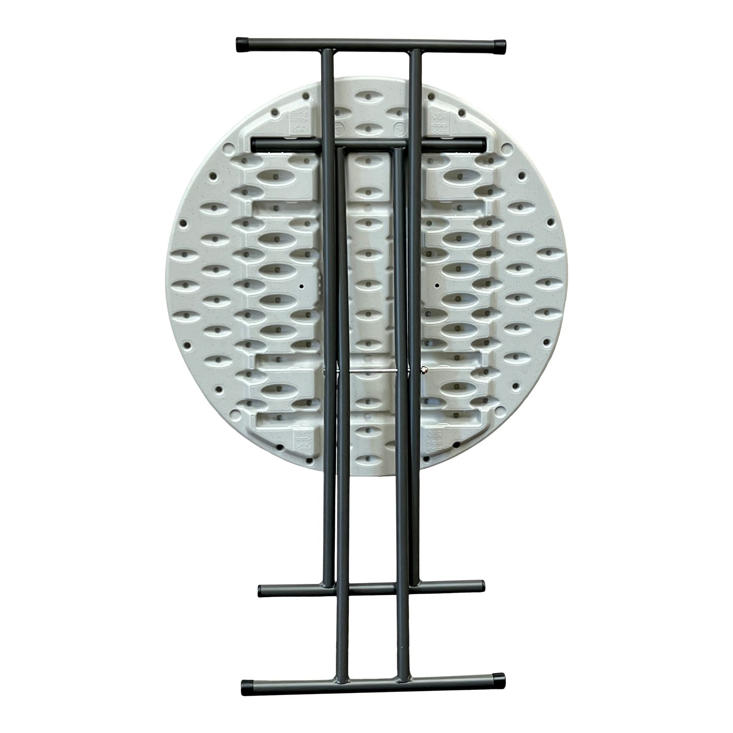 SKILCRAFT® 7110-01-702-6955: Platinum 24" Round Personal Folding Table 25 LB