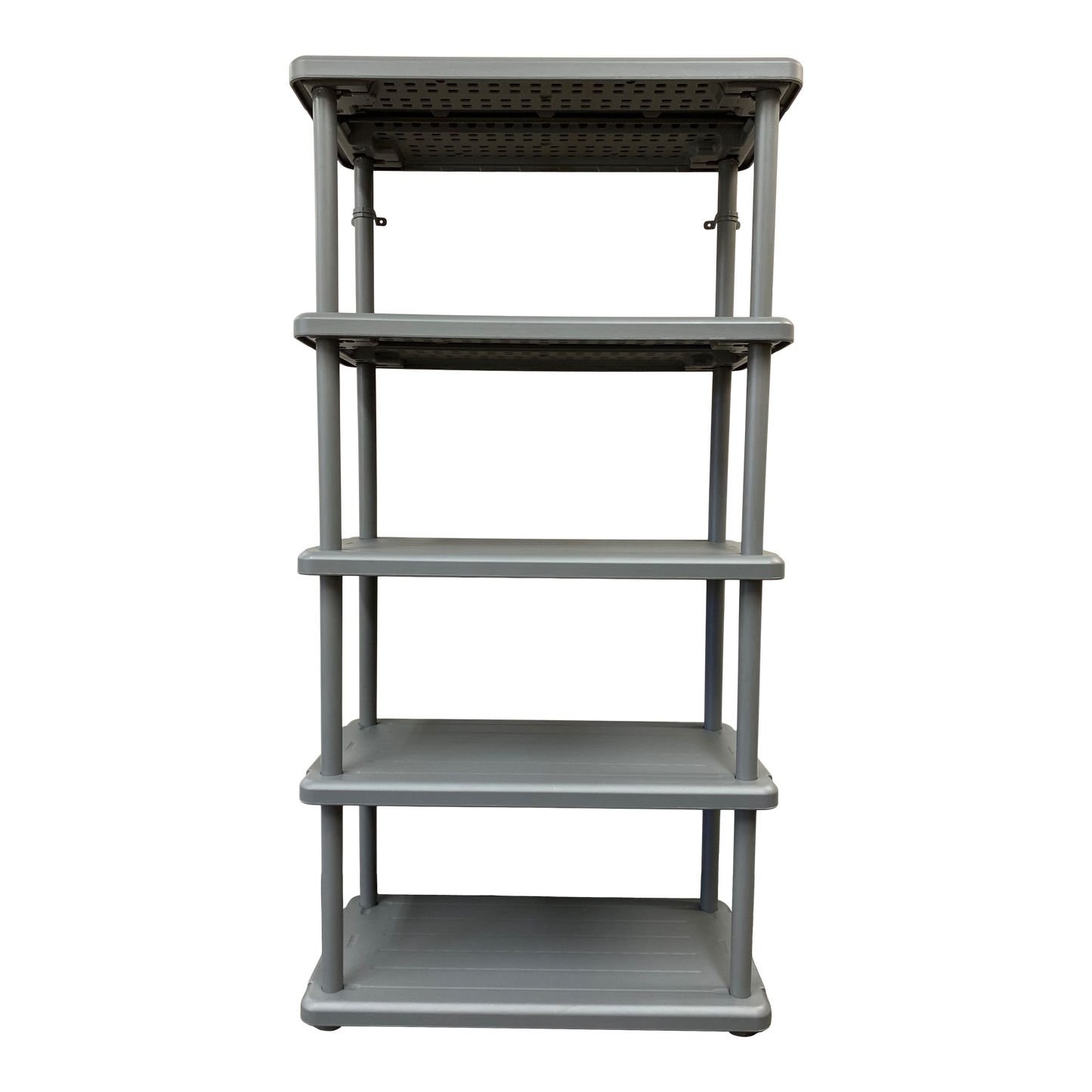 SKILCRAFT® 7125-01-667-2787: Charcoal Five-Shelf Open Storage Unit