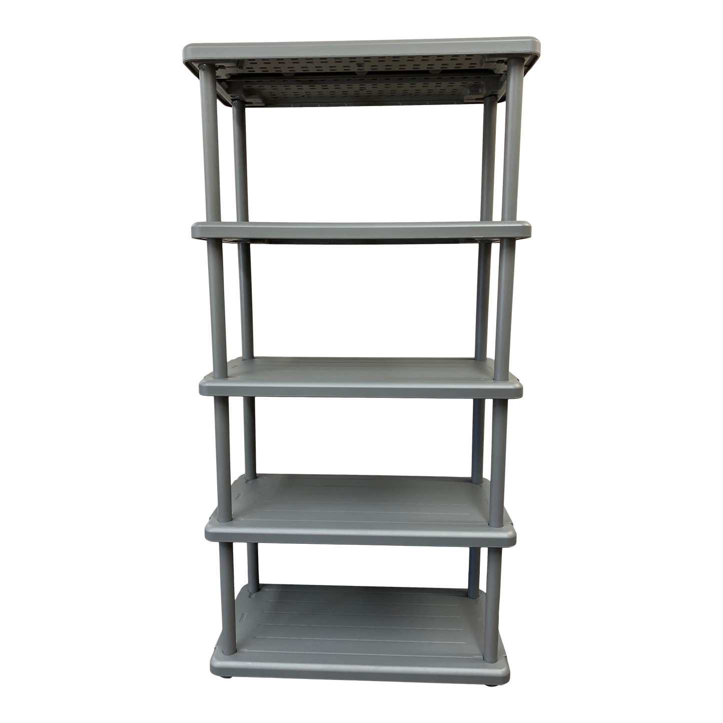 SKILCRAFT® 7125-01-667-2787: Charcoal Five-Shelf Open Storage Unit