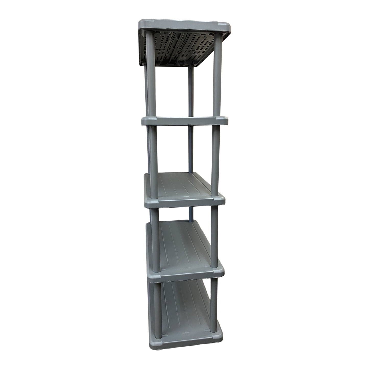 SKILCRAFT® 7125-01-667-2787: Charcoal Five-Shelf Open Storage Unit