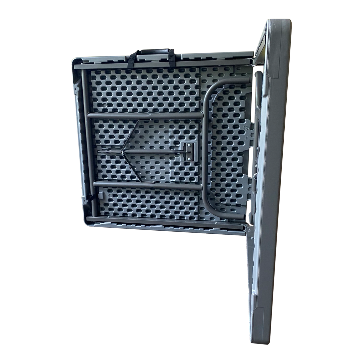 SKILCRAFT® 7110-01-702-5675: Charcoal Five-Foot Bi-Fold Folding Table 250 LB