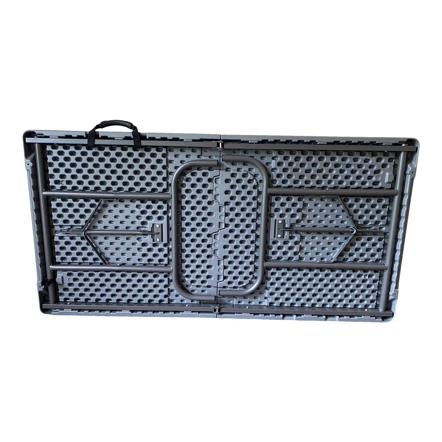 SKILCRAFT® 7110-01-702-5675: Charcoal Five-Foot Bi-Fold Folding Table 250 LB