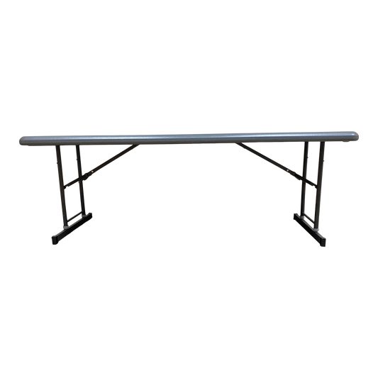 SKILCRAFT® 7110-01-711-0903: Charcoal Six-Foot Adjustable Folding Table 600 LB