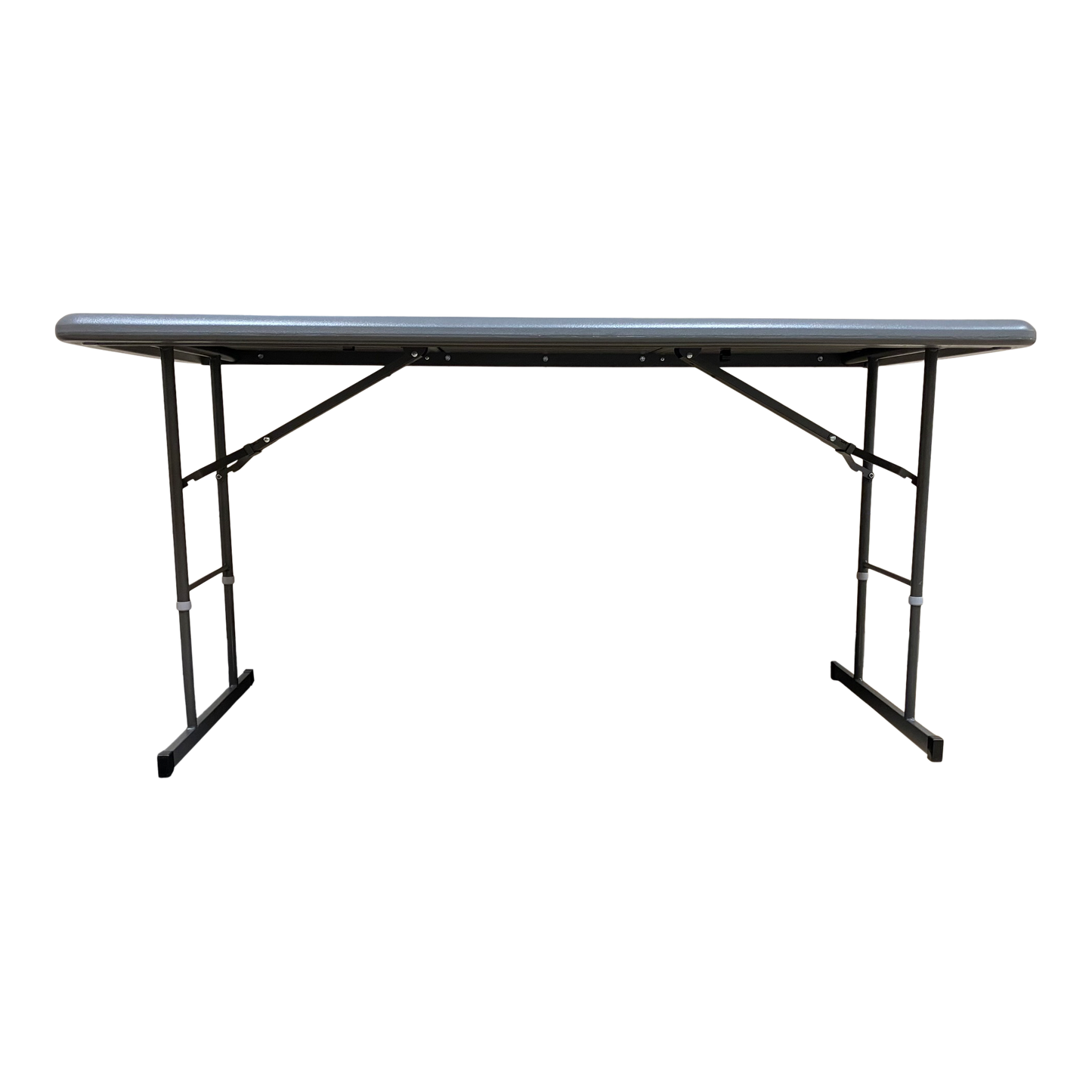 SKILCRAFT® 7110-01-711-0903: Charcoal Six-Foot Adjustable Folding Table 600 LB