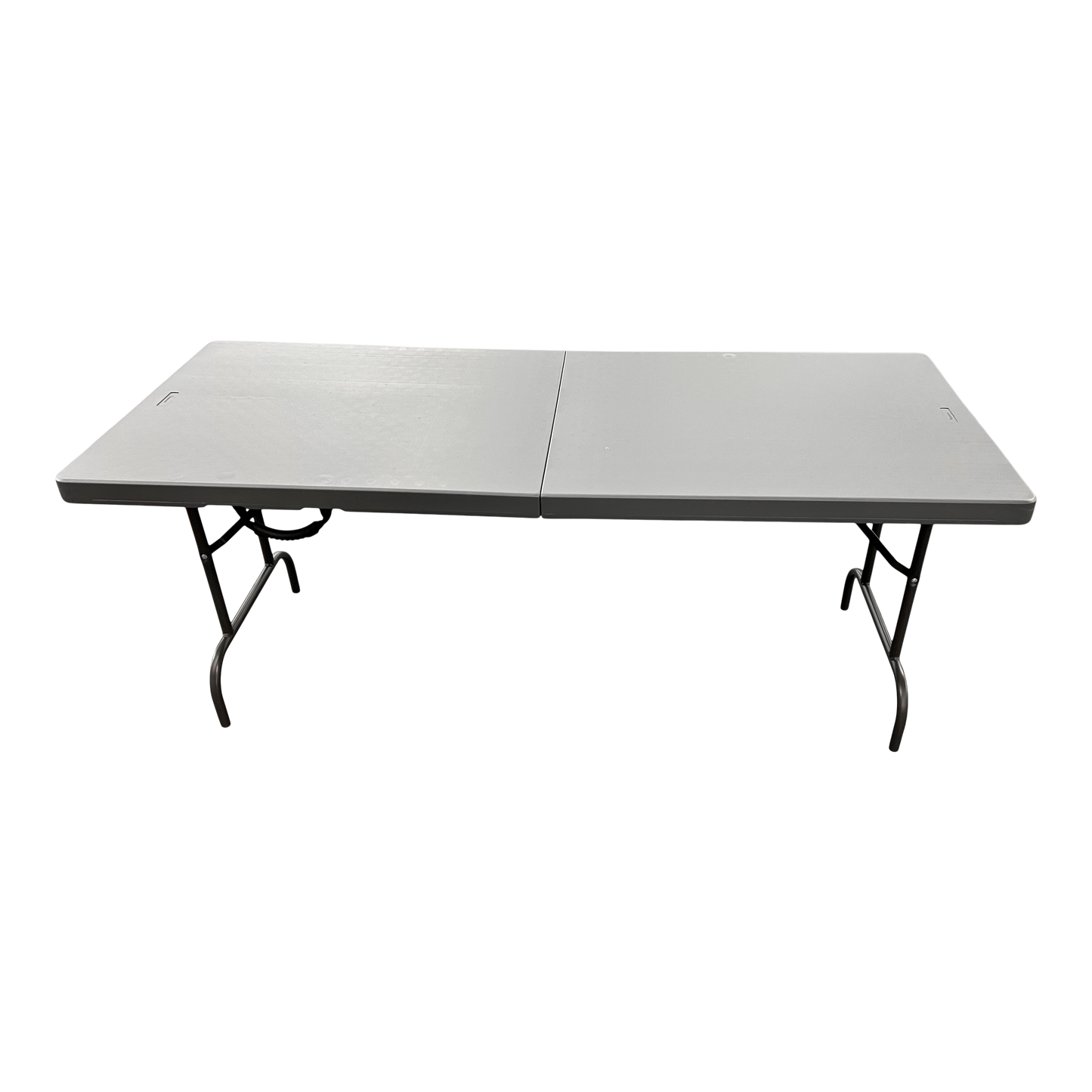 SKILCRAFT® 7110-01-702-5670: Charcoal Six-Foot Bi-Fold Folding Table 250 LB