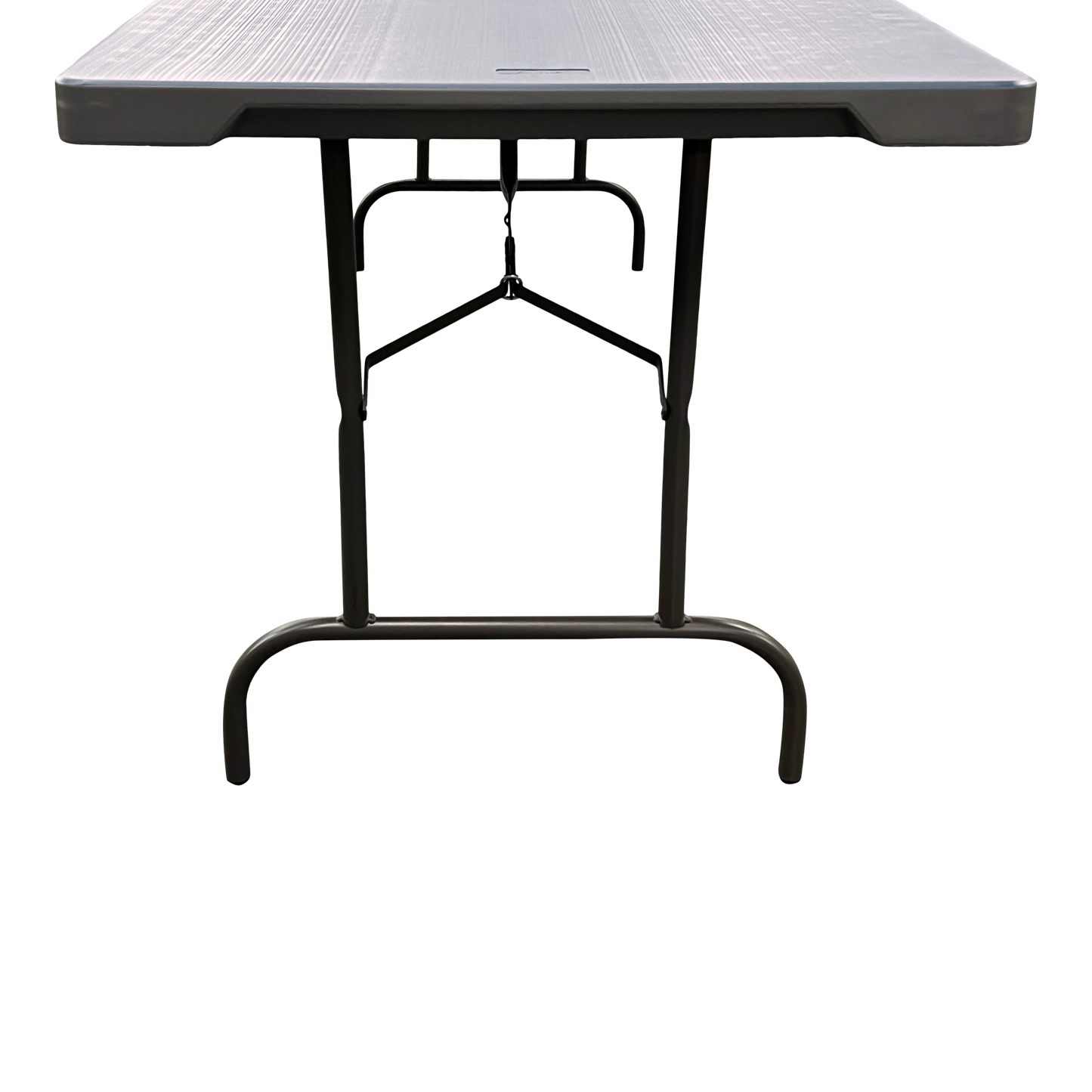 SKILCRAFT® 7110-01-702-5670: Charcoal Six-Foot Bi-Fold Folding Table 250 LB
