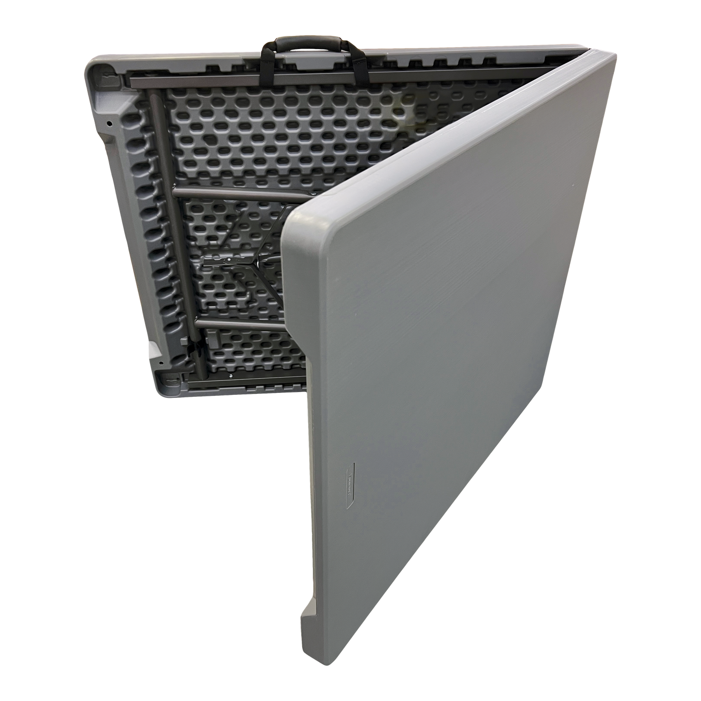 SKILCRAFT® 7110-01-702-5670: Charcoal Six-Foot Bi-Fold Folding Table 250 LB