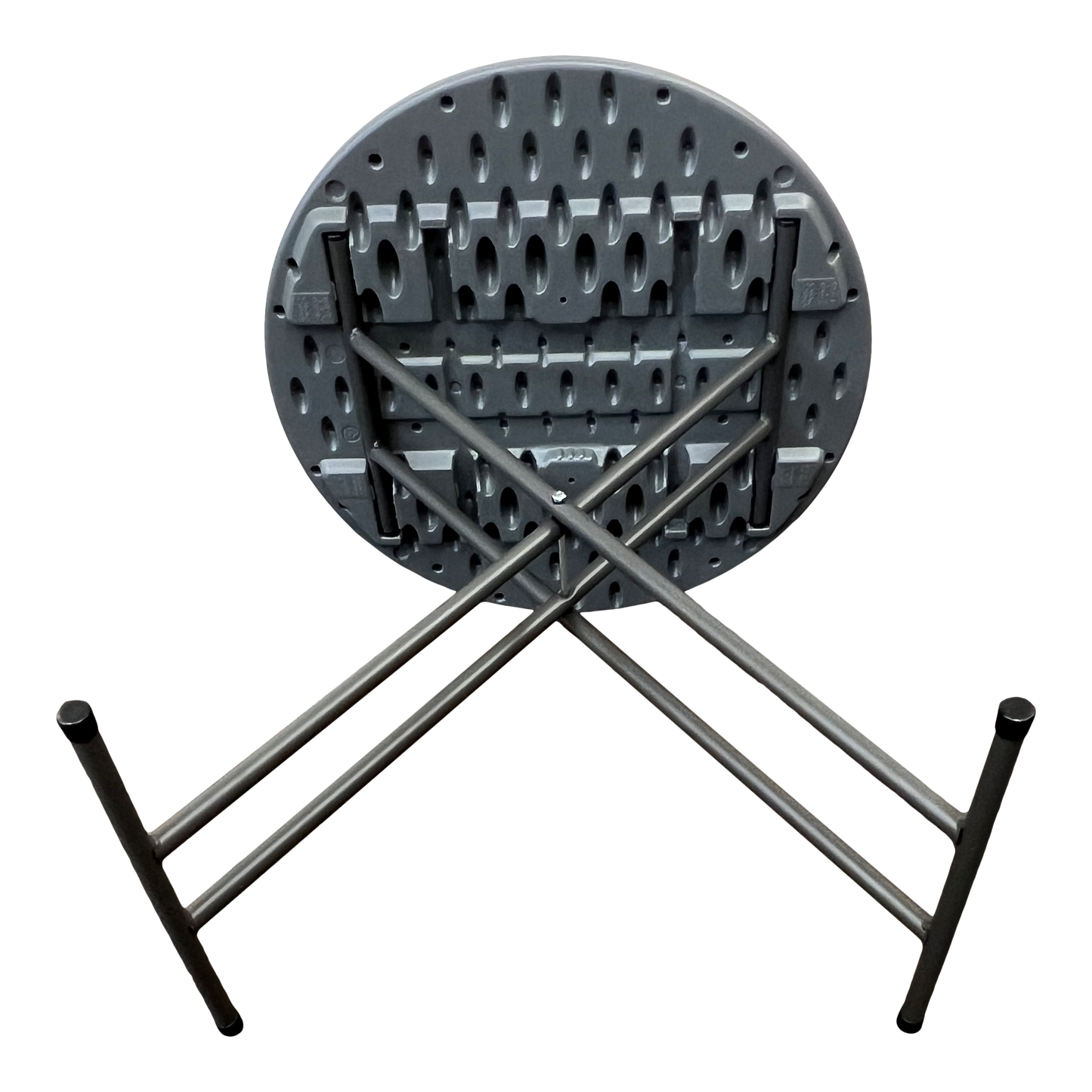 SKILCRAFT® 7110-01-702-6953: Charcoal 24" Round Personal Table 25 LB