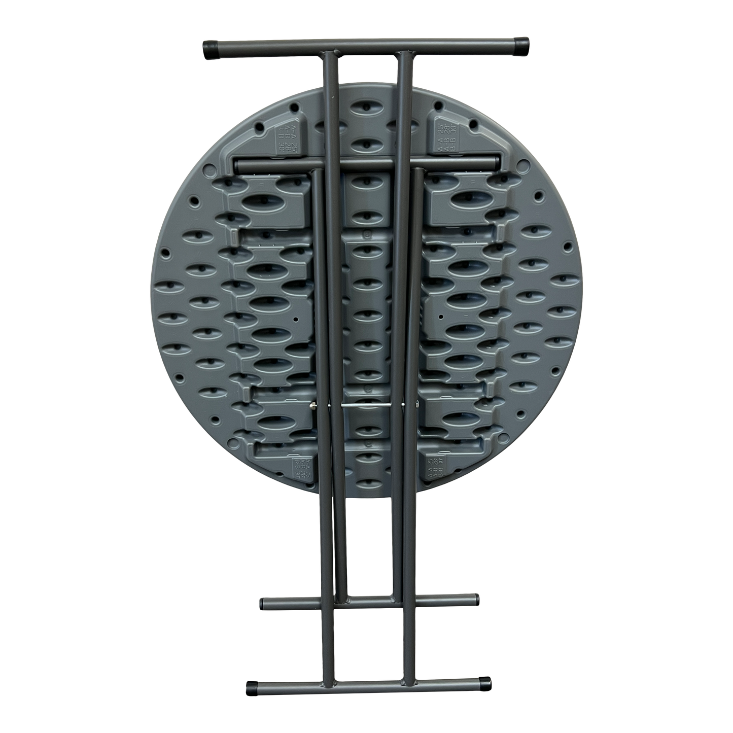 SKILCRAFT® 7110-01-702-6953: Charcoal 24" Round Personal Table 25 LB