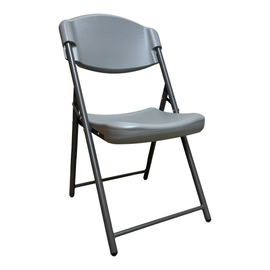 SKILCRAFT® 7105-01-697-6033: Charcoal Single-Pack Folding Chair 350 LB
