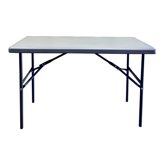 SKILCRAFT® 7105-01-697-6843: Charcoal Four-Foot Folding Table 600 LB