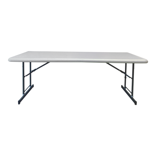 SKILCRAFT® 7110-01-671-6416: Platinum Six-Foot Adjustable Height Folding Table 600 LB