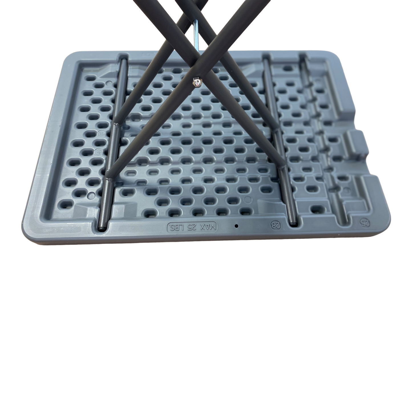 SKILCRAFT® 7110-01-702-6957: Charcoal Compact Personal Folding Table 25 LB