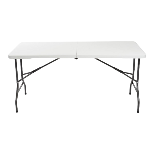 SKILCRAFT® 7195-01-618-3862: Platinum Five-Foot Bi-Fold Folding Table 250 LB