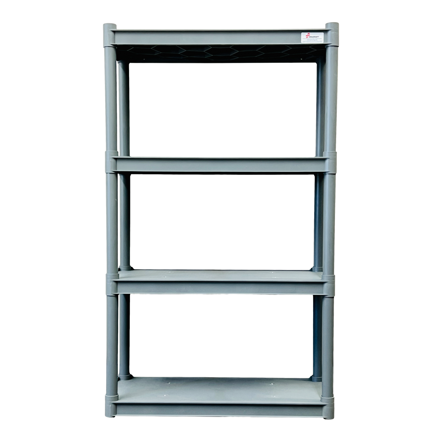 SKILCRAFT® 7125-01-667-2783: Charcoal Four-Shelf Open Storage Unit