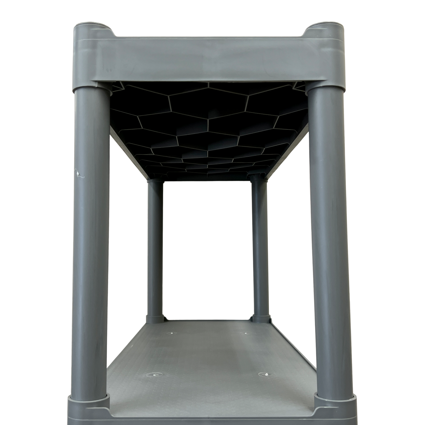 SKILCRAFT® 7125-01-667-2783: Charcoal Four-Shelf Open Storage Unit