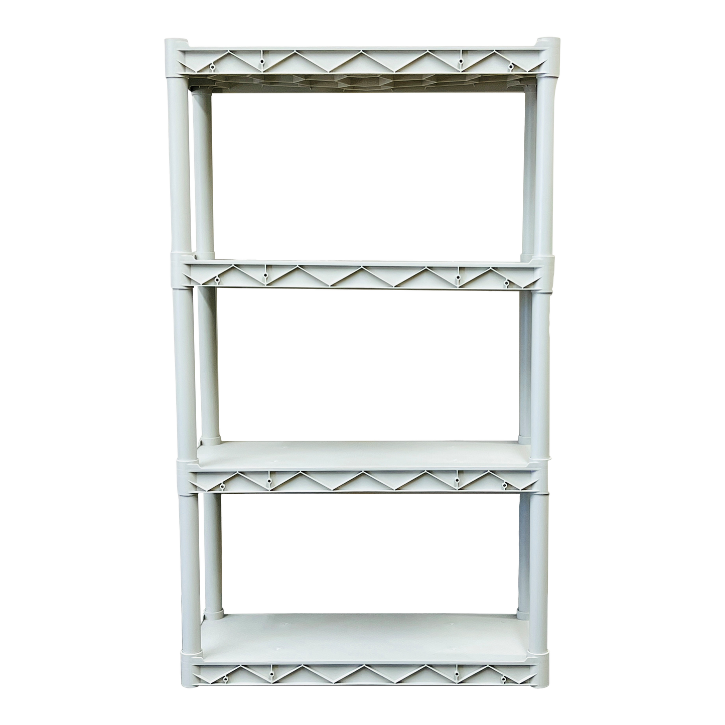 SKILCRAFT® 7125-01-667-2784: Platinum Four-Shelf Open Storage Unit