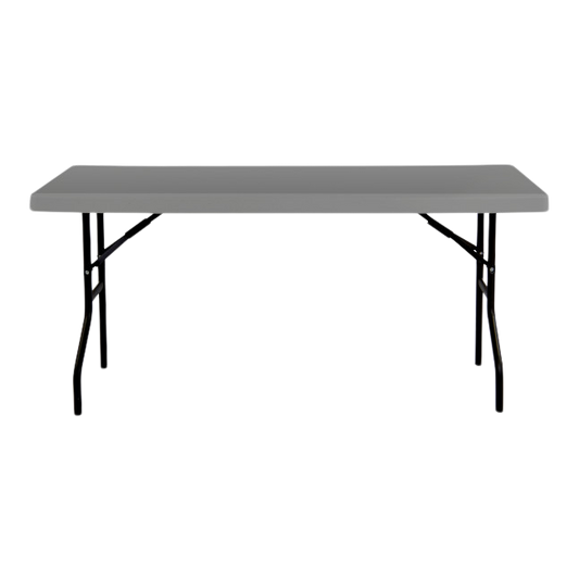 SKILCRAFT® 7110-01-702-5671: Charcoal Six-Foot Utility Folding Table 250 LB