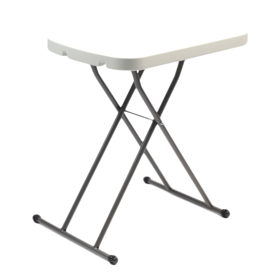 SKILCRAFT® 7110-01-702-6956: Platinum Compact Personal Folding Table 25 LB